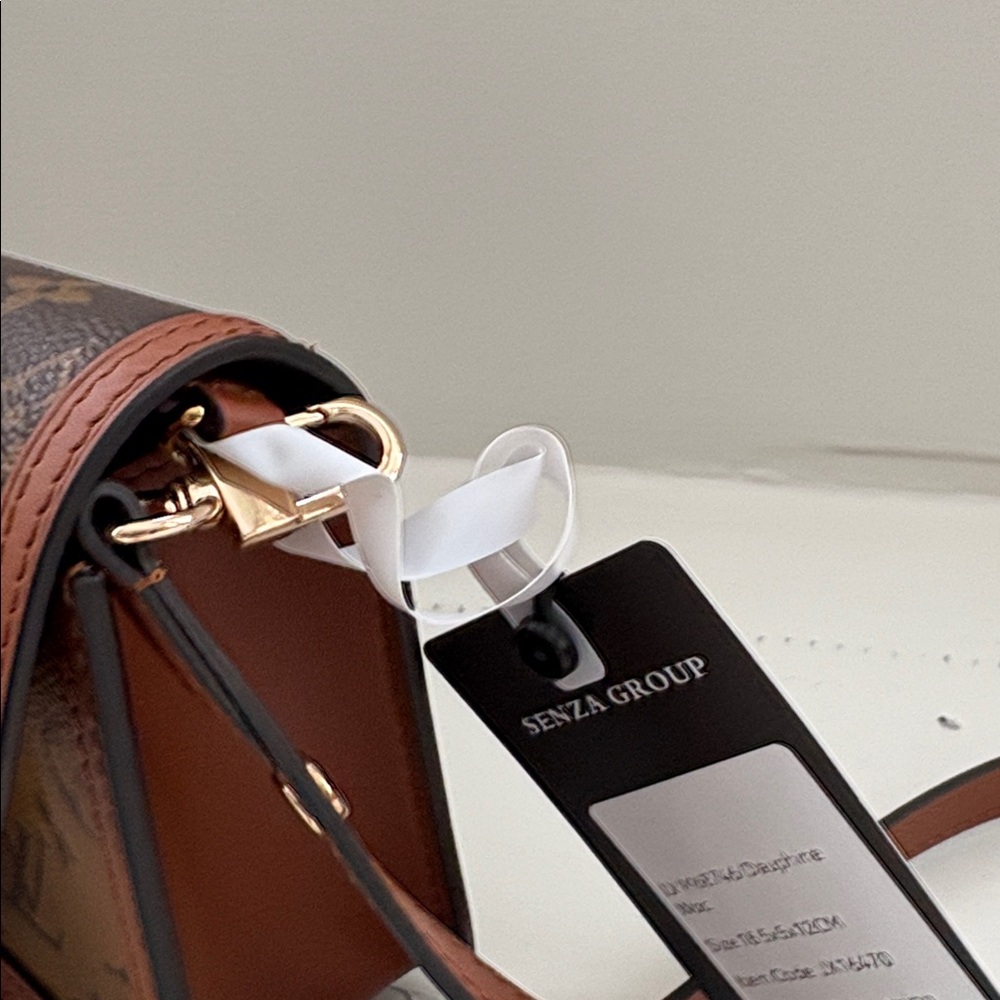 Louis Vuitton Dauphine Brown and Tan WOC / cross body - gorgeous! - Picture 8 of 9